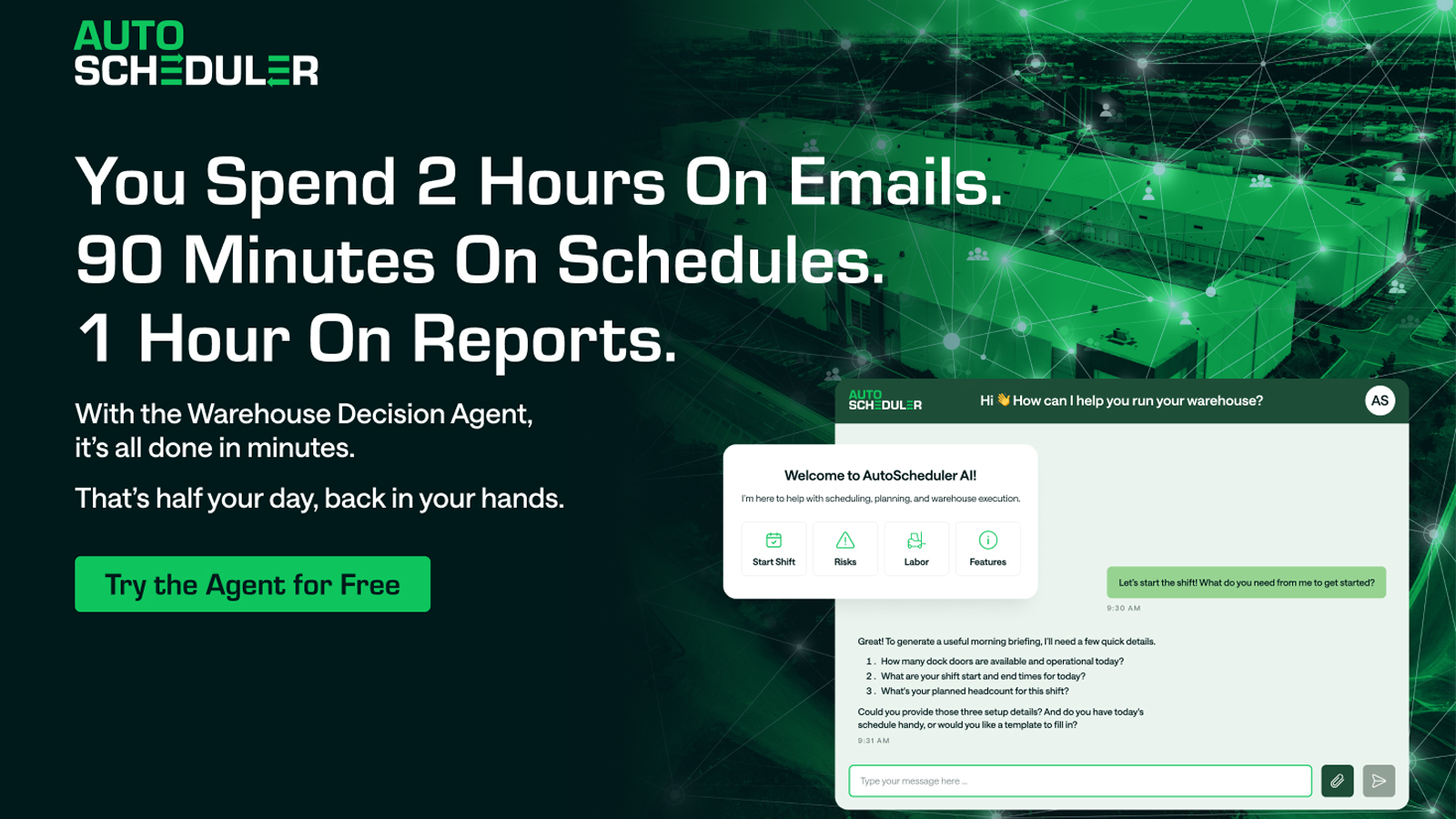 Stop wasting hours on manual warehouse decisions